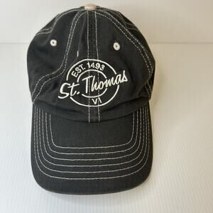 St. Thomas Virgin Islands Navy Blue Adjustable Hat
